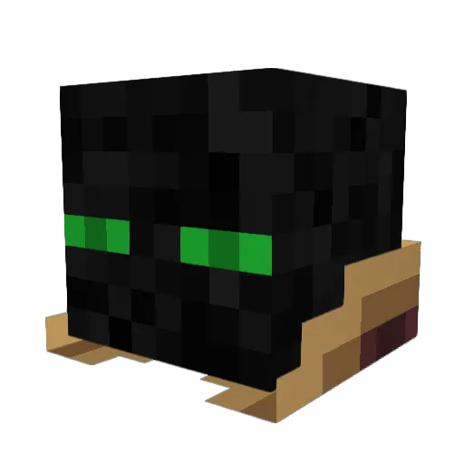 Oysterman Minecraft avatar head, 3D render