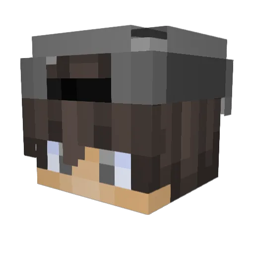 OzZ95 Minecraft avatar head, 3D render