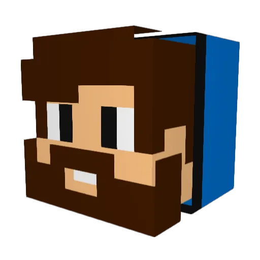 OzanAU Minecraft avatar head, 3D render
