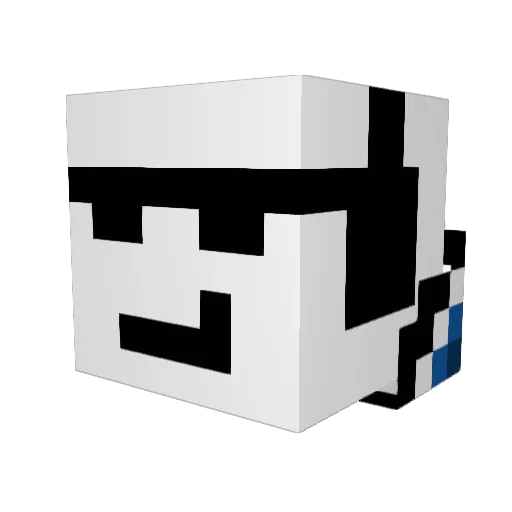 OzdDoruk Minecraft avatar head, 3D render