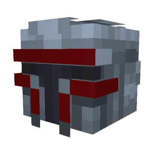 OzdaPanda Minecraft avatar head, 3D render