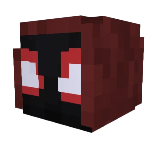 Ozean777 Minecraft avatar head, 3D render