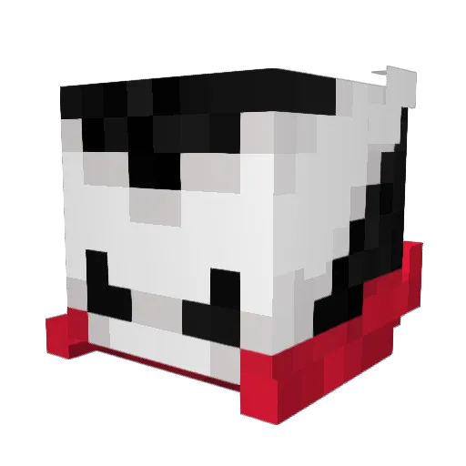 Ozmotronic Minecraft avatar head, 3D render