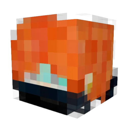 Ozquid Minecraft avatar head, 3D render
