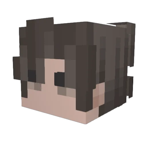 Ozram Minecraft avatar head, 3D render