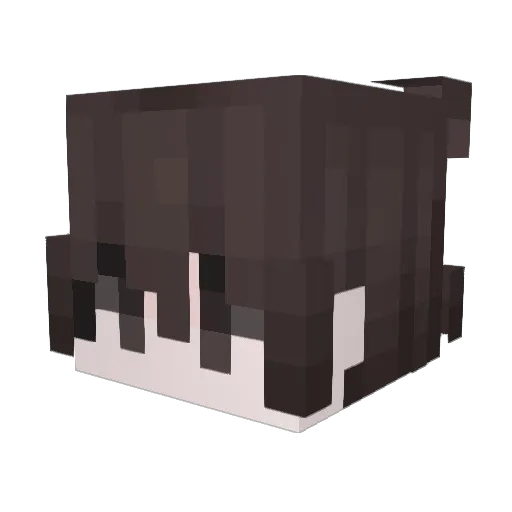 Ozrien Minecraft avatar head, 3D render