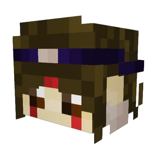 Ozuna_ Minecraft avatar head, 3D render