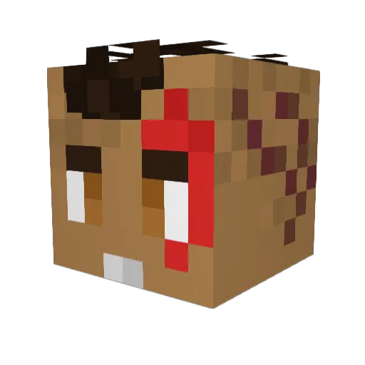 Ozuna_gameplays Minecraft avatar head, 3D render