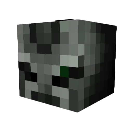 OzzY180 Minecraft avatar head, 3D render