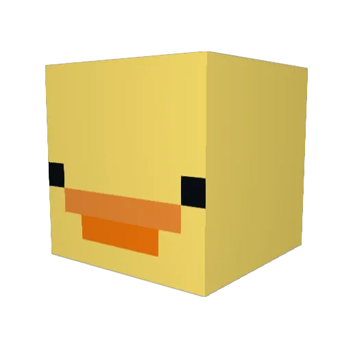OzziArtz Minecraft avatar head, 3D render