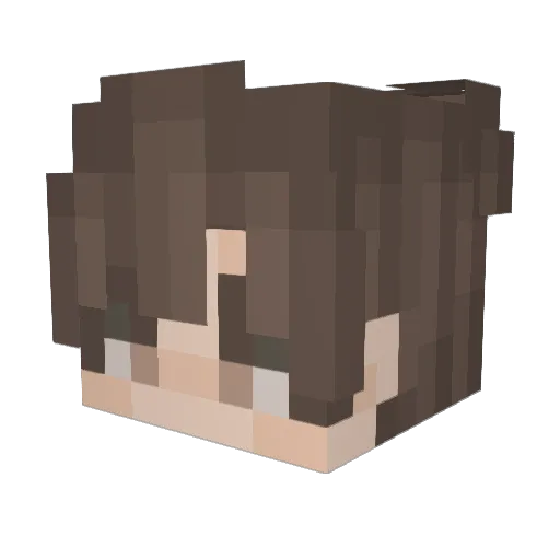 Ozzy287 Minecraft avatar head, 3D render
