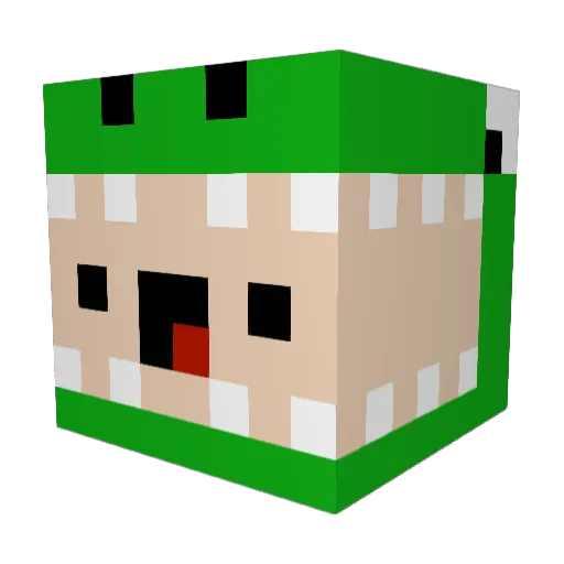 OzzyBoy0401 Minecraft avatar head, 3D render