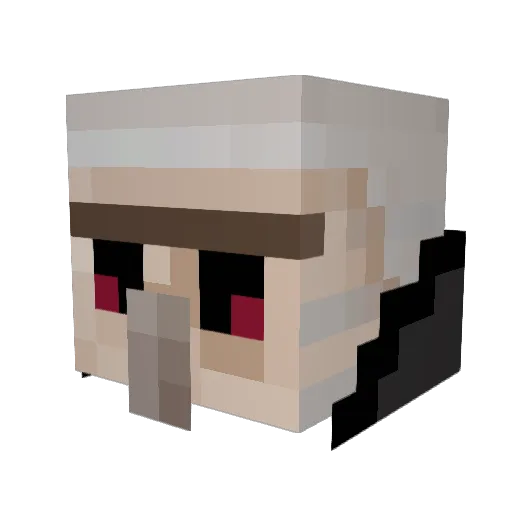 OzzyMister Minecraft avatar head, 3D render
