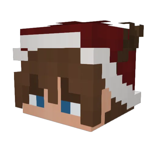 OzzyMurray Minecraft avatar head, 3D render