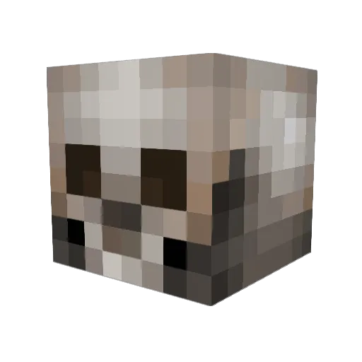 OzzyReeq Minecraft avatar head, 3D render