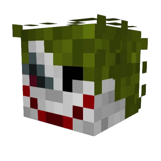 Ozzy_1 Minecraft avatar head, 3D render