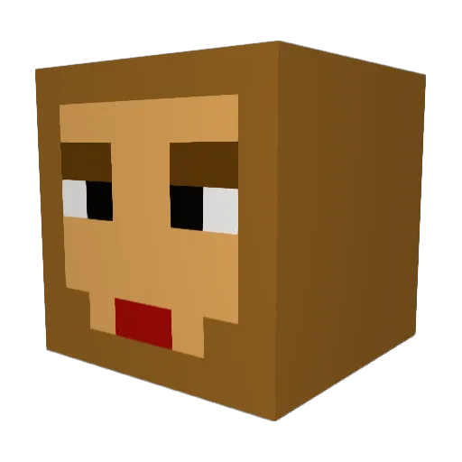 P00pystinkyHAHAH Minecraft avatar head, 3D render