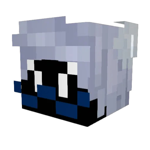 P01yphemmus Minecraft avatar head, 3D render