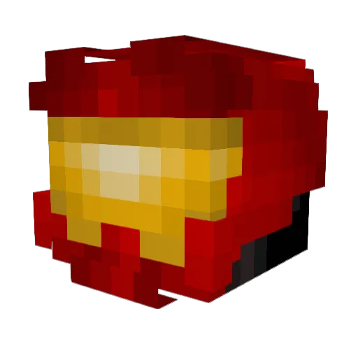 P03T Minecraft avatar head, 3D render