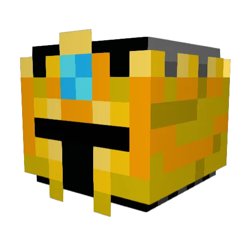 P0531D0N_ Minecraft avatar head, 3D render