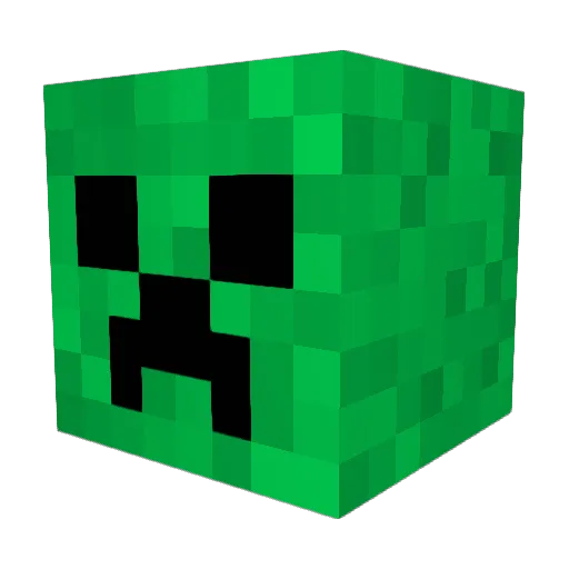P0DMAN Minecraft avatar head, 3D render
