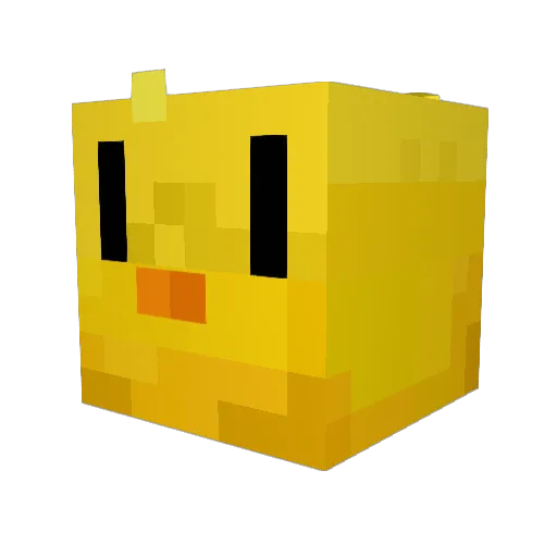 P0LL0FRIT012 Minecraft avatar head, 3D render