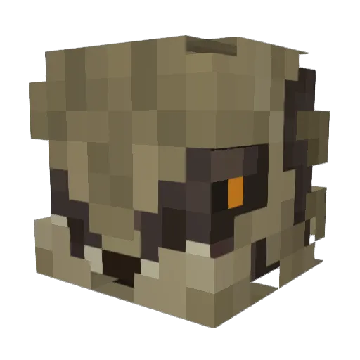 P0PSM0KE Minecraft avatar head, 3D render
