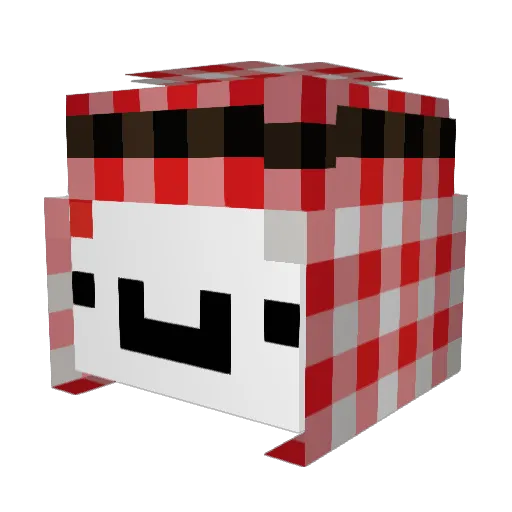 P0ggaming67 Minecraft avatar head, 3D render
