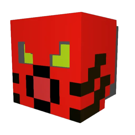 P0intdan Minecraft avatar head, 3D render