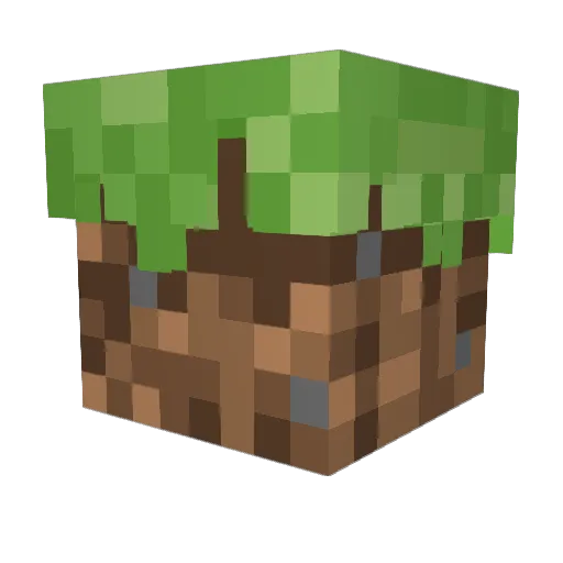 P0kx Minecraft avatar head, 3D render