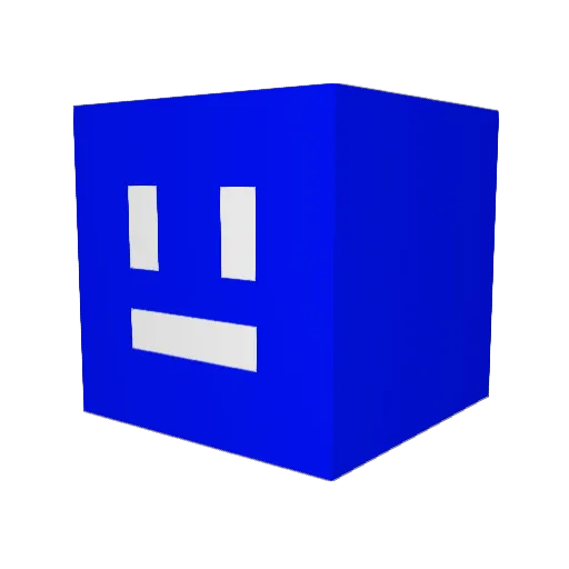 P0lskisigma Minecraft avatar head, 3D render