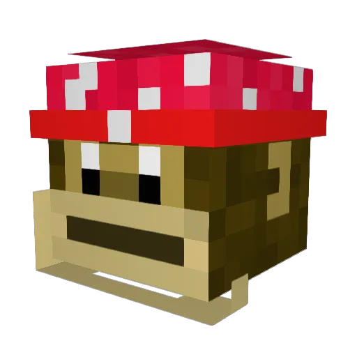 P0nc3_11 Minecraft avatar head, 3D render