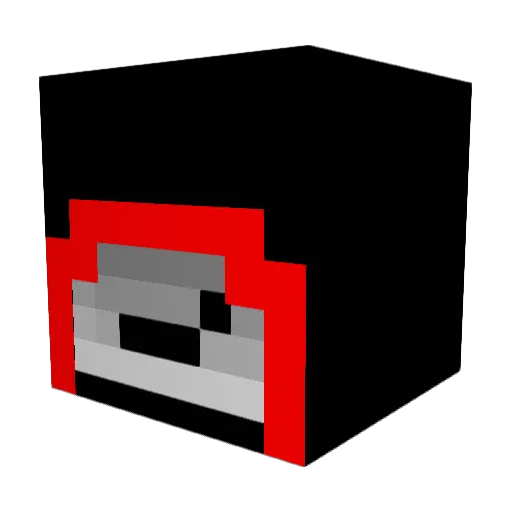 P0nd3r Minecraft avatar head, 3D render