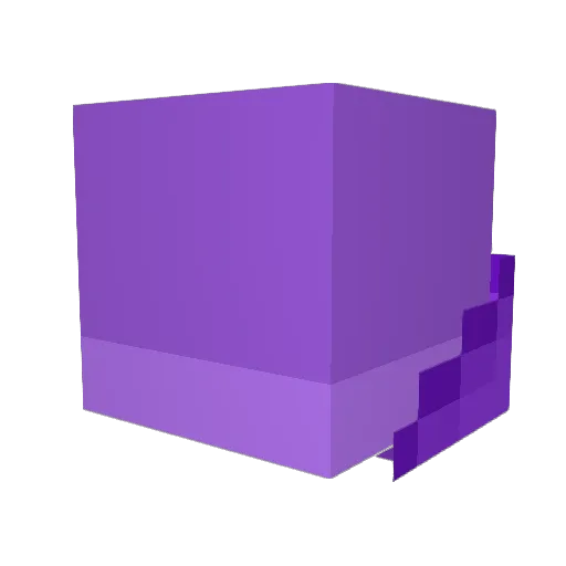 P0rpoises Minecraft avatar head, 3D render
