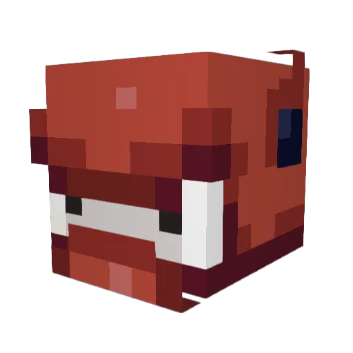 P0tter518 Minecraft avatar head, 3D render