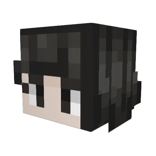 P13RC3TH4V31L Minecraft avatar head, 3D render