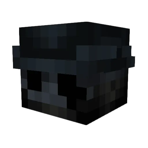 P1BE Minecraft avatar head, 3D render