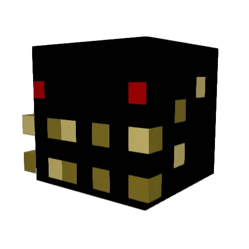 P1EZOW Minecraft avatar head, 3D render