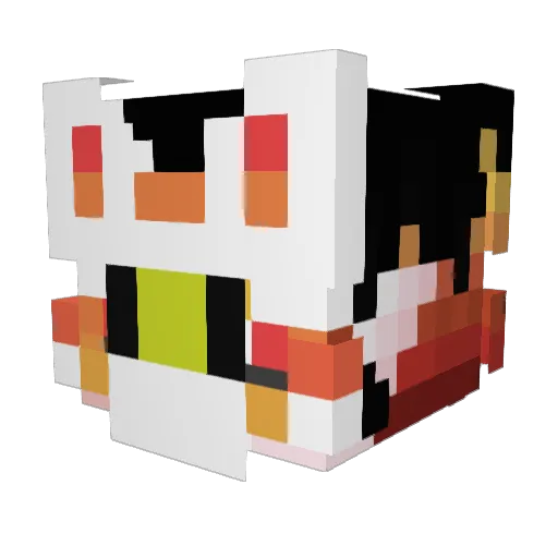 P1ayerTbang_ Minecraft avatar head, 3D render