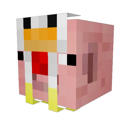 P1gSlayer Minecraft avatar head, 3D render