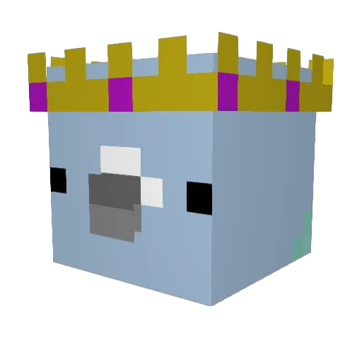 P1ge0ns Minecraft avatar head, 3D render