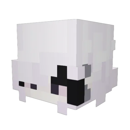 P1ine Minecraft avatar head, 3D render