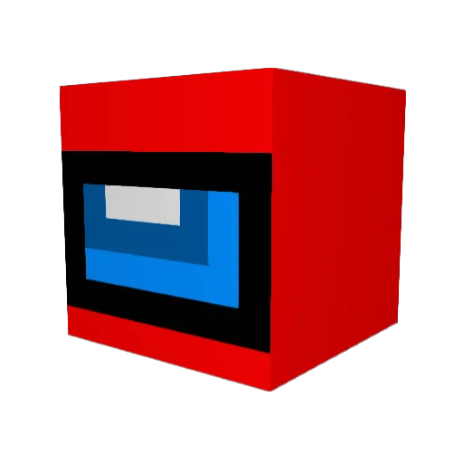 P1kaz Minecraft avatar head, 3D render