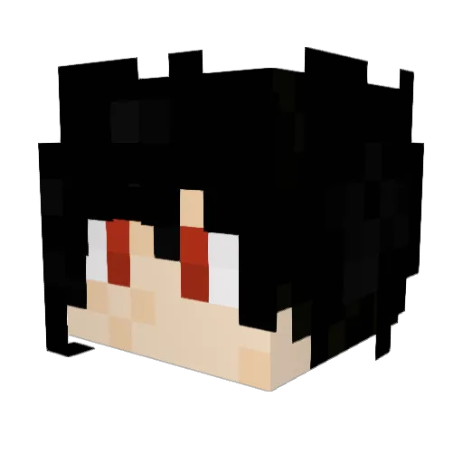P1n3appl3s Minecraft avatar head, 3D render