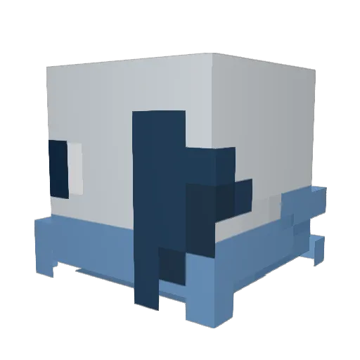 P1tayaDragon Minecraft avatar head, 3D render