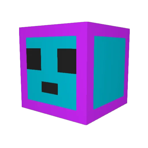 P1xel_Planet Minecraft avatar head, 3D render