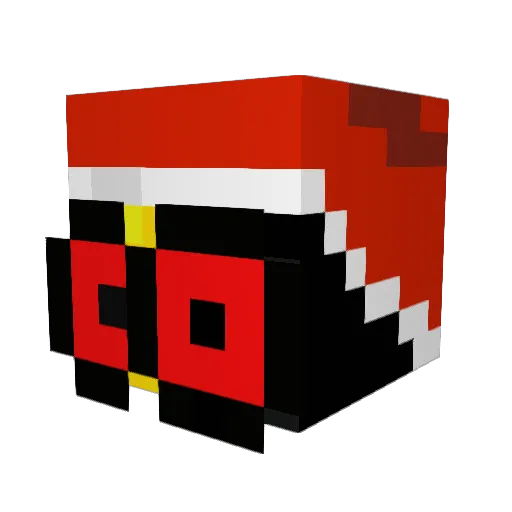 P1xelzz Minecraft avatar head, 3D render