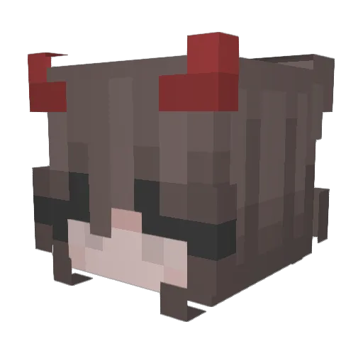 P1xl__ Minecraft avatar head, 3D render