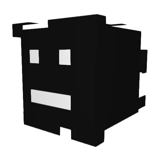 P1xlo Minecraft avatar head, 3D render