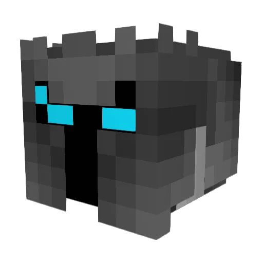 P2203 Minecraft avatar head, 3D render